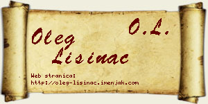 Oleg Lisinac vizit kartica